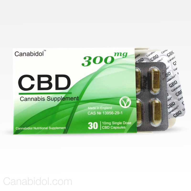 Canabidol CBD Cannabis Supplement Capsules