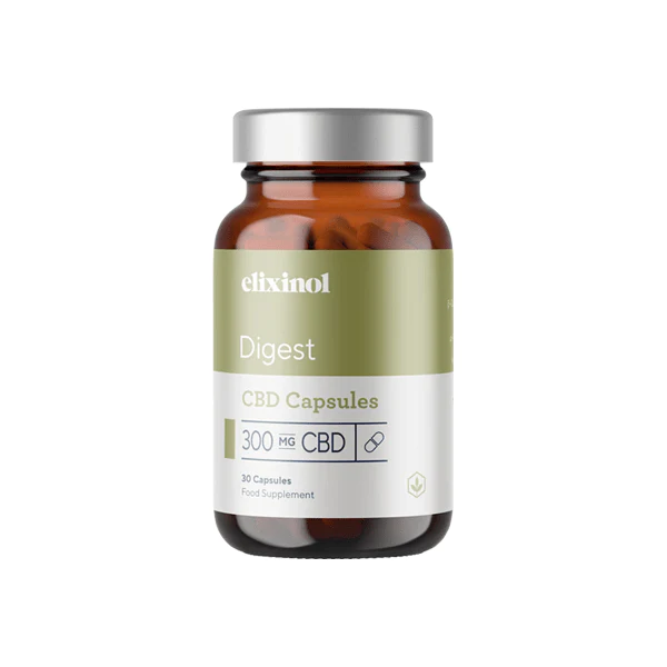 Elixinol 300mg CBD Digest Capsules – 30 Caps