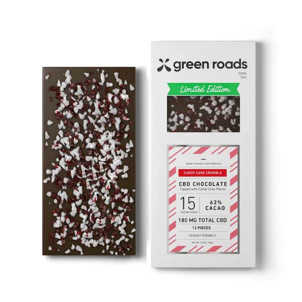 Green Roads CBD Chocolate 62% Cacao 180mg