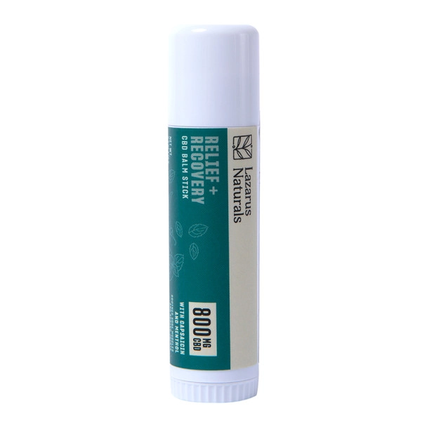 LAZARUS NATURALS - CBD TOPICAL - FULL SPECTRUM RELIEF + RECOVERY BALM STICK - 800MG-3600MG