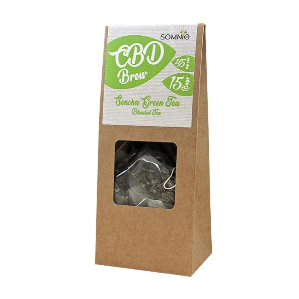 Somnio CBD Brew Blended Tea 15 bags 30g 45mg 3mg Per Bag