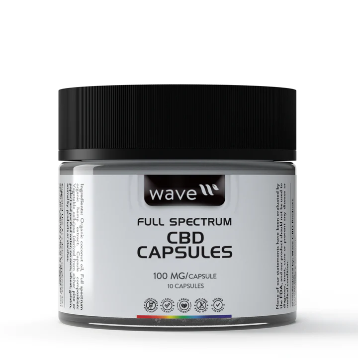 Wave Full Spectrum CBD Capsules