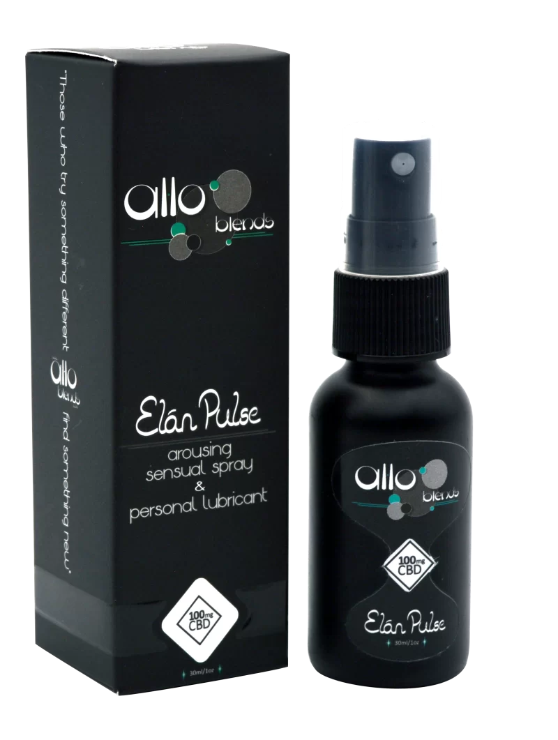 Elan Pulse Sensual Body Spray 100mg CBD Contains Multiple Cannabinoids