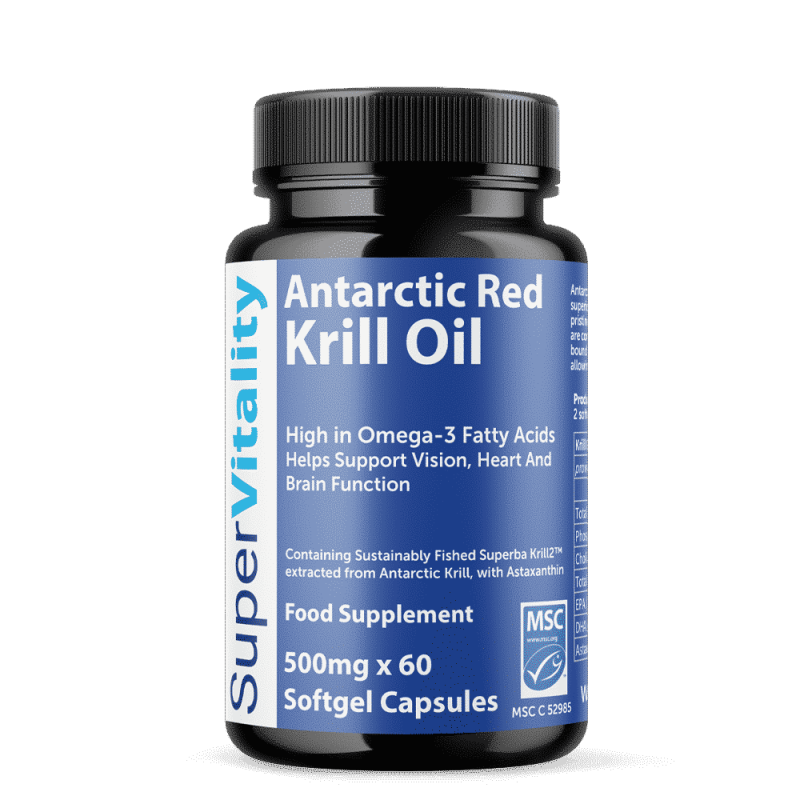 Antarctic Red Krill Oil Capsules - cbd-provisions