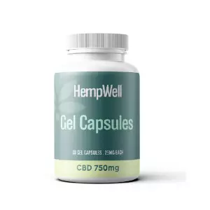HempWell CBD Capsules 750mg CBD