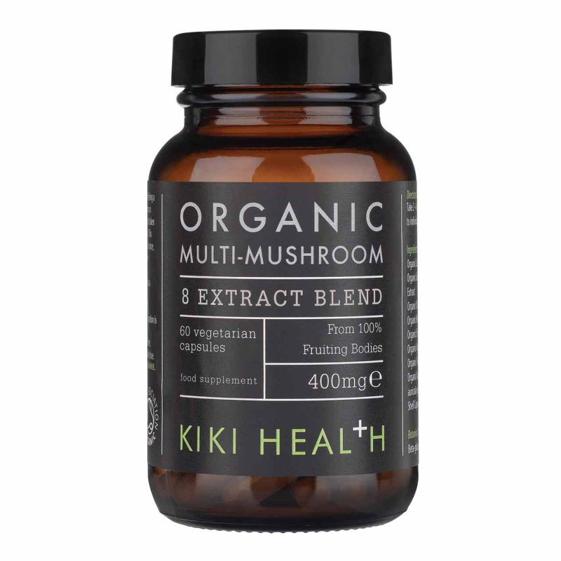 KIKI HEALTH Organic Mushroom Extract 60 vegetarian capsules