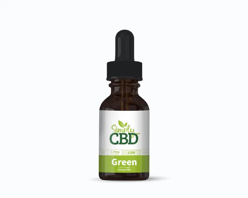 Green CBD Oil - 2.5% Strength (from 10ml)